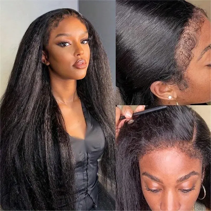 Kisslove 360 Lace Wig Kinky Straight 100% Human Hair Newborn  display picture 2