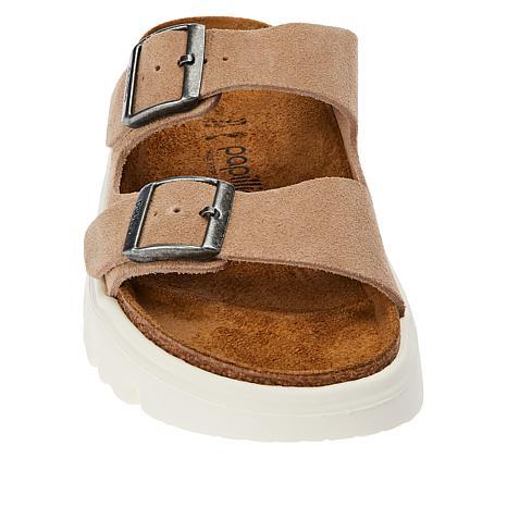 Papillio by Birkenstock Arizona Chunky Suede Sandal - Black or Sand