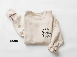 Cool Uncles Club Sweatshirt, Best Uncle Crewneck, Fun Gift for New Uncles