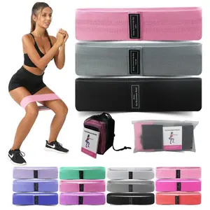 Yoga Pilates Elastic Bands, Fitness Stretch Bands for Leg and Arm Strength Training, Exercise Equipment for Home Gym, Valentine's Day Gift