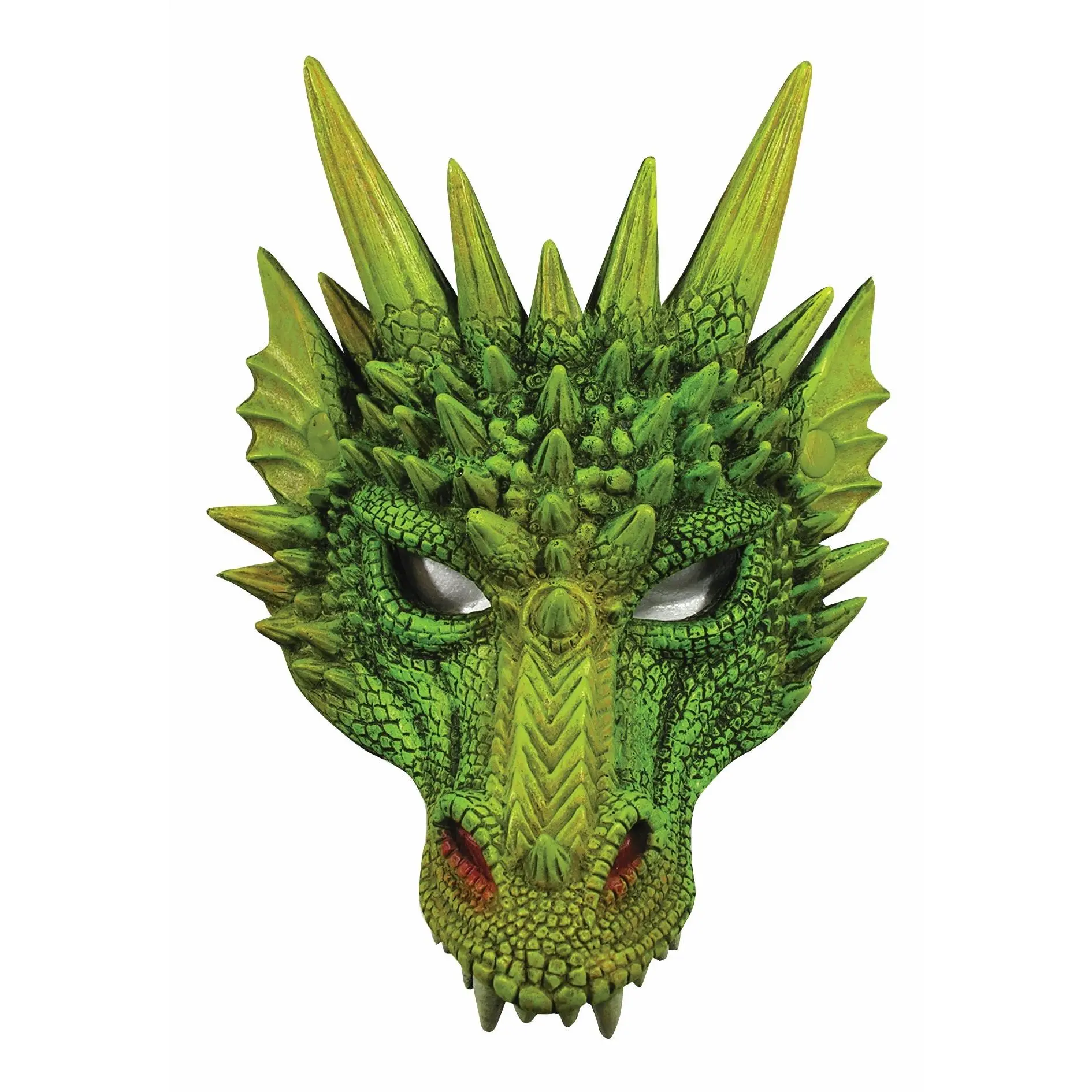 Green Dragon Half Mask Costume Mask