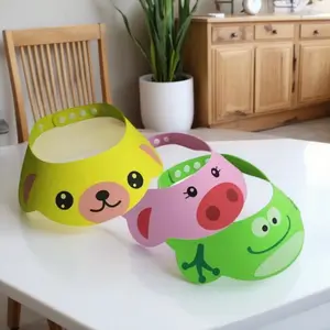 Silicone Baby Bath Shower Cap - Waterproof, Eyewear & Ear Protection, Non-Slip, Soft Elastic, Adjustable for Newborn Toddlers, Comfortable Secure Fit