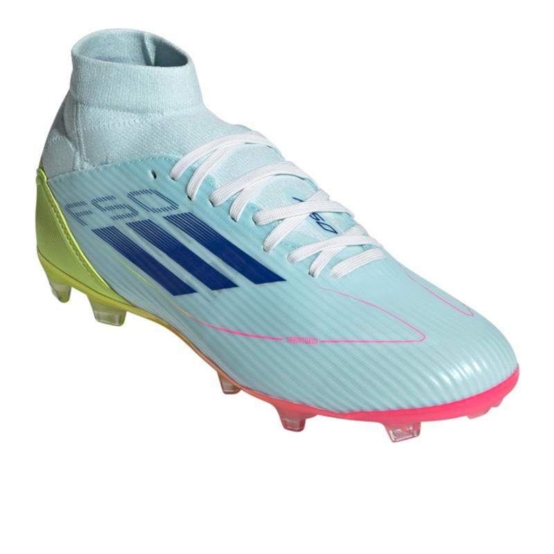 adidas Womens F50 League Mid Firm GroundMulti Ground Soccer Cleats  - Blue