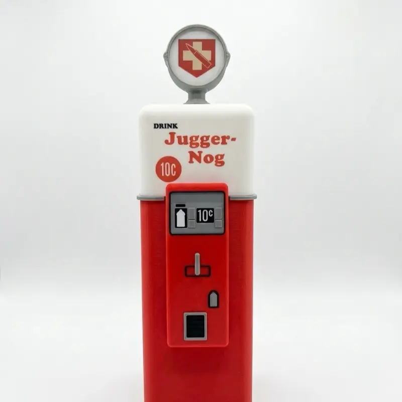 Juggernog 3D Printed Figure | BO3 Zombies Perk Bottle Statue | Custom COD Gaming Decor| 12”tall x 3.5” wide