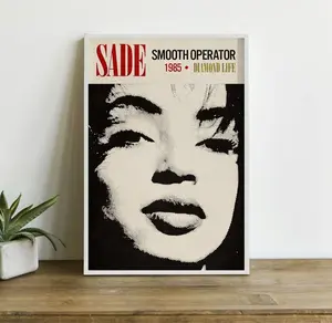 Sade 'Smooth Operator' Poster, Music Poster
