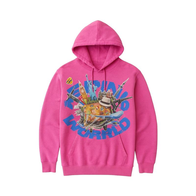 Passport Dreams Hoodie - Pink