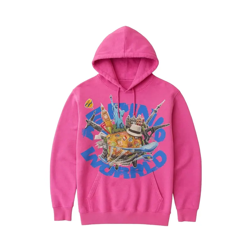 Passport Dreams Hoodie - Pink