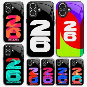 2026 Soccer Fan Host City Phone Case — Bold, Sporty Pride Design (Miami/LA/Atlanta) for iPhone 17 — 975