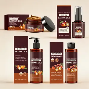 Batana Oil Hair Care Set – Shampoo, Conditioner, Hair Oil & Mask – Restores Damaged Hair, Eliminates Dandruff, Hydrates Dry Hair & Strengthens Hair Structure – Unrefined Natural Formula for All Hair Types
