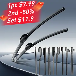 ITUTN Silent Snow Wiper Blades 2-Pack | Frameless Winter Windshield Wipers | OEM Quality, Weatherproof & Clean Wipe | J-Hook Fit, Easy Install – Works for Ford/Toyota/Honda/Chevrolet/Hyundai/Ram/Nissan/GMC/Jeep/Mercedes-Benz/BMW/Mazda/Kia & More