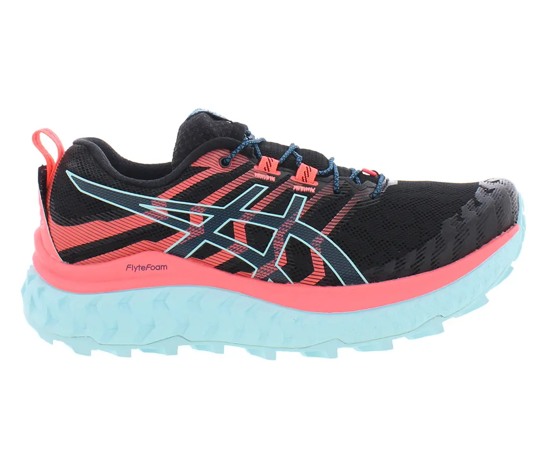 ASICS Trabuco Max Women's Trail Running Shoes, Max Cushion Athletic Sneaker for Outdoor Sports Footwear, Sports Shoes, Training, Womens, Athletic Fit