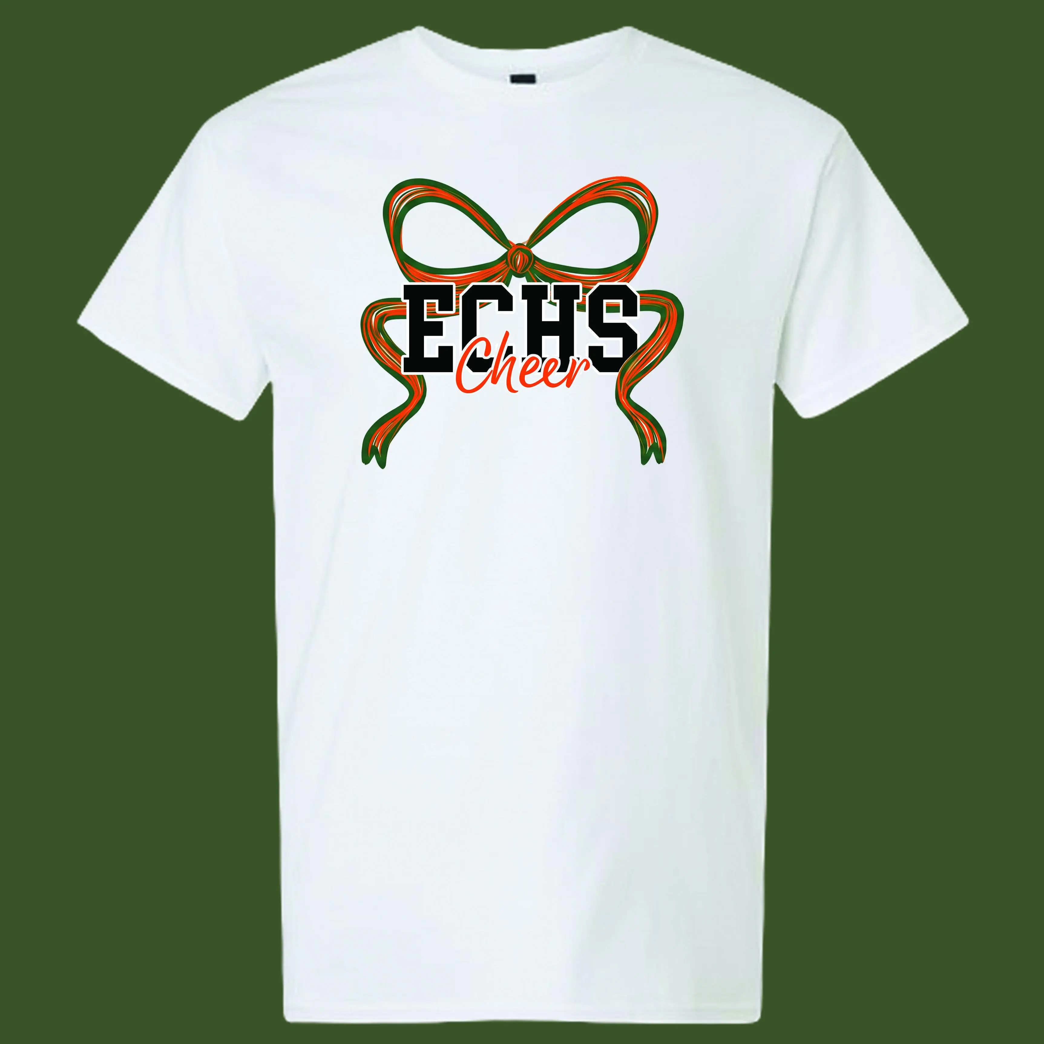 Gator Cheer White Shirt Gildan 50/50