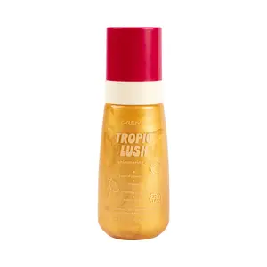 The Crème Shop Body Shimmering Oil with Tropical Fruits & Skin Musk Scent (Tropic Lush)