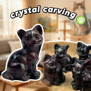 [Video Order] 1 Count Garnet Carving/Material:Garnet/Weight:around 257g～273g