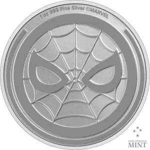 2023 New Zealand Mint Marvel Spider-Man 1 oz Silver Coin
