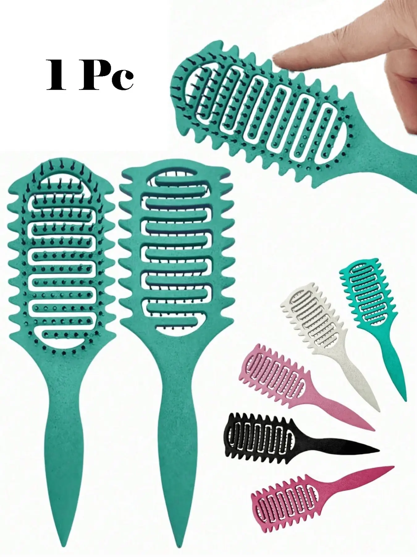 Upgrade Curl Defining Brush, Curling Brush, Curly Hair Brush With Bristle And Special Design, Curl Define Styling Brush For Curly Hair, Shaping And Defining Curls For Women Men To Reduce Pulling And Curl Separation