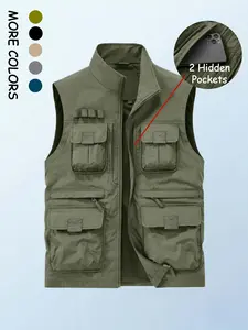 Stylish multi-pocket tactical vests for all kinds of adventures – powerful, fashionable, and always ready for action. Perfect for casual outdoor activities and everyday wear