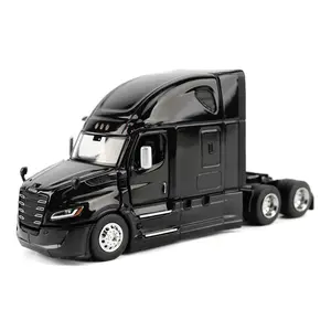 2025 Freightliner Cascadia Gen-5 Sleeper Cab Truck Tractor Night-Shift Black 1/64 Die Cast Model by Diecast Masters