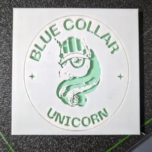 BLUE COLLAR UNICORN FRIDGE MAGNET*CHOOSE YOUR COLOR*