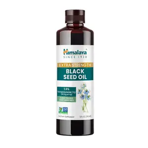 Himalaya Extra Strength Black Seed Oil, Cold-Pressed & Unrefined, 1.5% Thymoquinone (69 mg per TSP), 8 oz