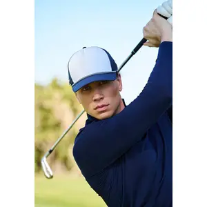 Birdie Breeze Golf Cap | White/Navy