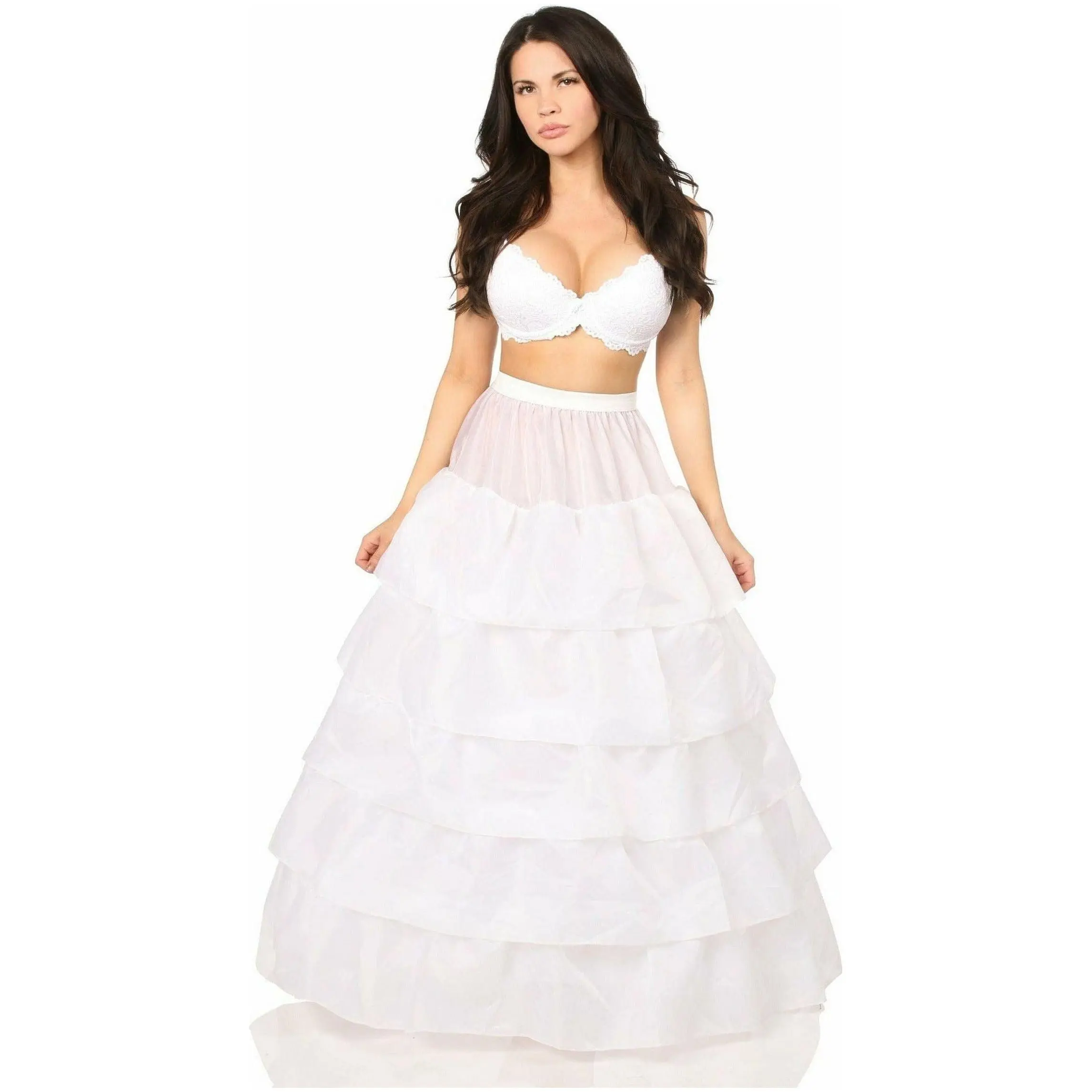 White Hoop Skirt White Hoop Skirt