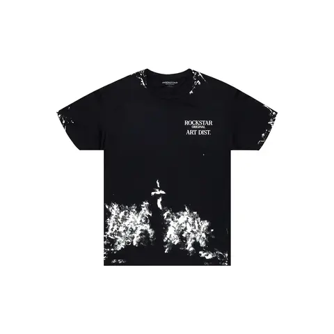 Filip Black/White Graphic Oversized T-Shirt