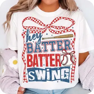 Retro Baseball Batter Batter Swing, Checkered Baseball Coquette, Game Day Baseball Coquette, Baseball Mom, Baseball Shirt