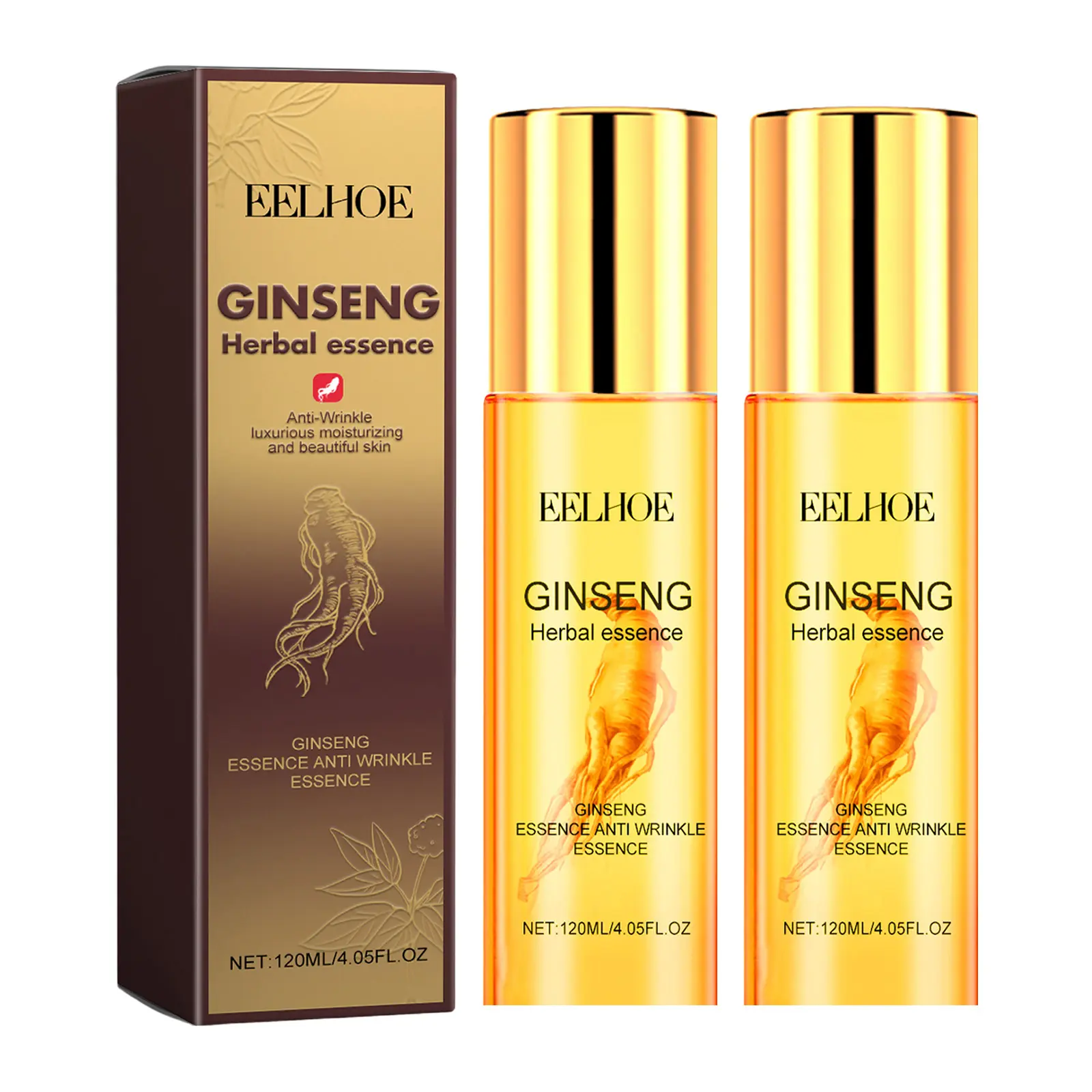 Ginseng Essence Anti-Wrinkle Essence Water | Natural Anti-Aging Hydrating Serum, Deeply Reduces Wrinkles, Revitalizes & Firms Skin | Hydrating for All Skin Types, Moisturizer, Skin Repair