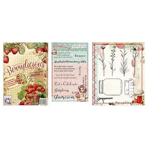 Crafts & Sewing Stamps by Me Berrylicious Fruit and Foliage Card-Making Kit