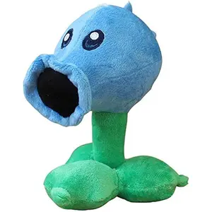 Plants  vs Blue ice Peashooter  Figure  Hallowen Zombies Decor Valentinas, Christmas, Super