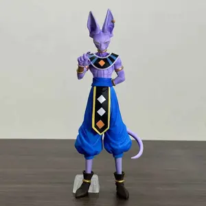 25cm New Form Beerus Doll Model Anime Dragon Ball Z Super Saiyan Gods of Destruction Series Action Figure Kids Toys Gifts