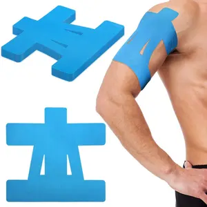 Elastic Universal Kinesiology Sports Tape Pre-cut Elastic Fabric Shoulder Muscle Tape, Shoulder Support Athletic Tape for Fixation, Support and Anti-friction Sports Bandage