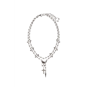 PIERCED SPIKE NECKLACE