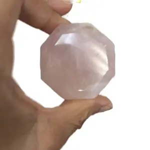 Diamonds-Rose Quartz, Lapis Black Obsidian  Flourite, Clear and Smokey Quartz Faceted Gemstone for Healing and Aesthetic Appeal