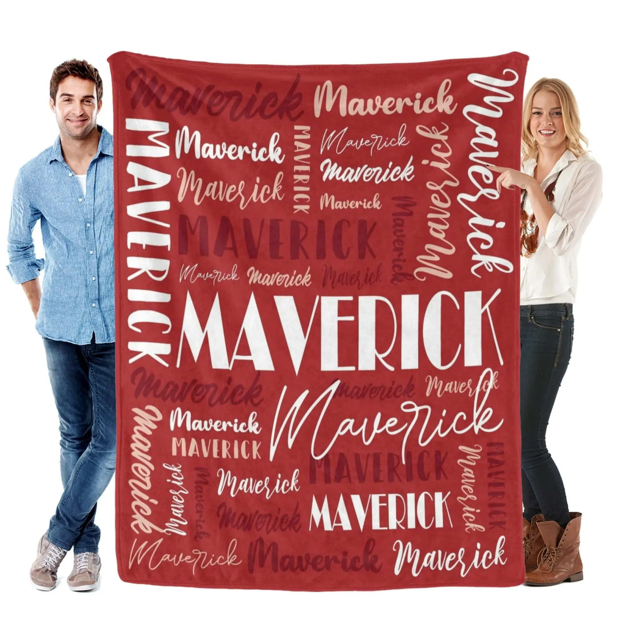 Name Blanket, a personalized blanket for adults kids  flannel customized throw blanket. Customizable