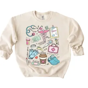 Registered Nurse Sweatshirt, Nurses Crewneck, Gift for Nursing Student, Womens Sweatshirt