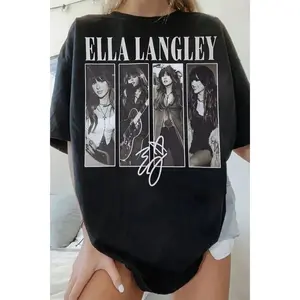 Ella Langley Shirt | Signature Edition Country Music Tee | Vintage Photo Collage Shirt | Ella Langley Fan Gift