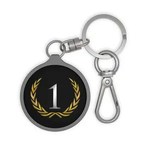 Keyring Tag Plastic Metal Coating