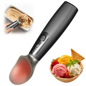 Electric Heated Ice Cream Scoop, Type-C Rechargeable Ice Cream Spoon for Hard Ice Cream