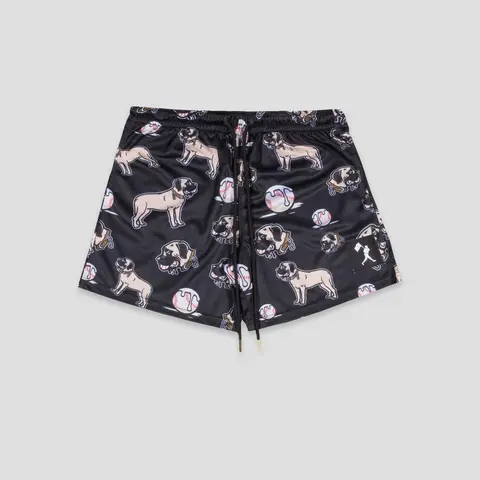 Men's Youth Hercules Diamond Air Mesh Shorts, Breathable, Casual Streetwear with Drawstring and Pocket