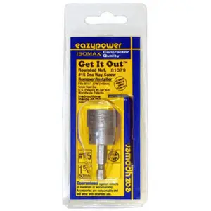 Eazypower No. 15 1-Way Screw Remover, Hand Tool for Hardware Repairs