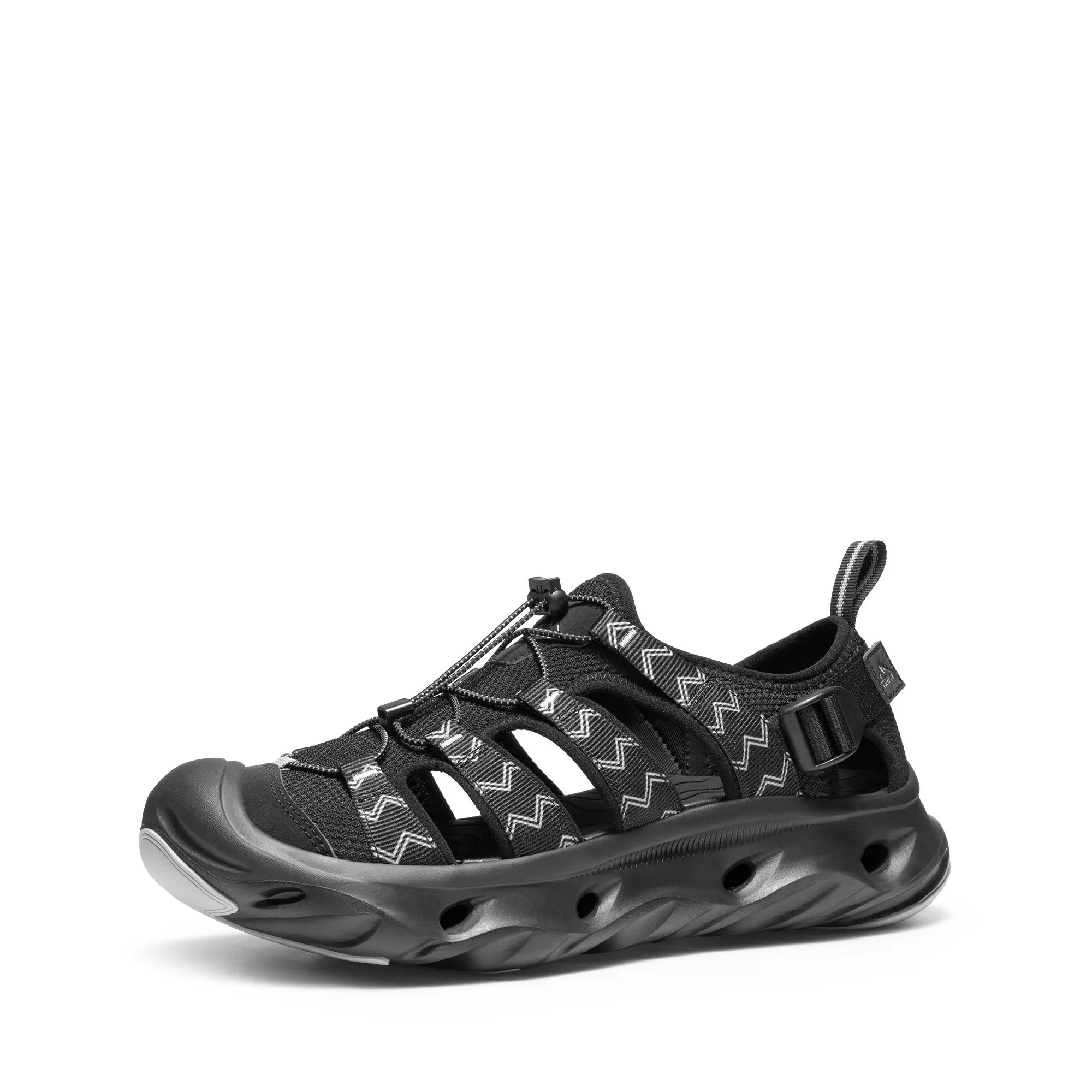 NORTIV 8 Unisex Closed-Toe Adjustable Sandals - Multi-Size Trail Shoes with Toe Cap, Cushioned Upper, Breathable Sole, Arch Support, Easy-On Design for Walking,summerwins,father'sdaygifts