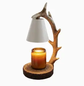 Candle Warmer Lamp - Antler Lamp - Candyl Caribou