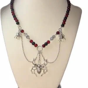 Black widow necklace