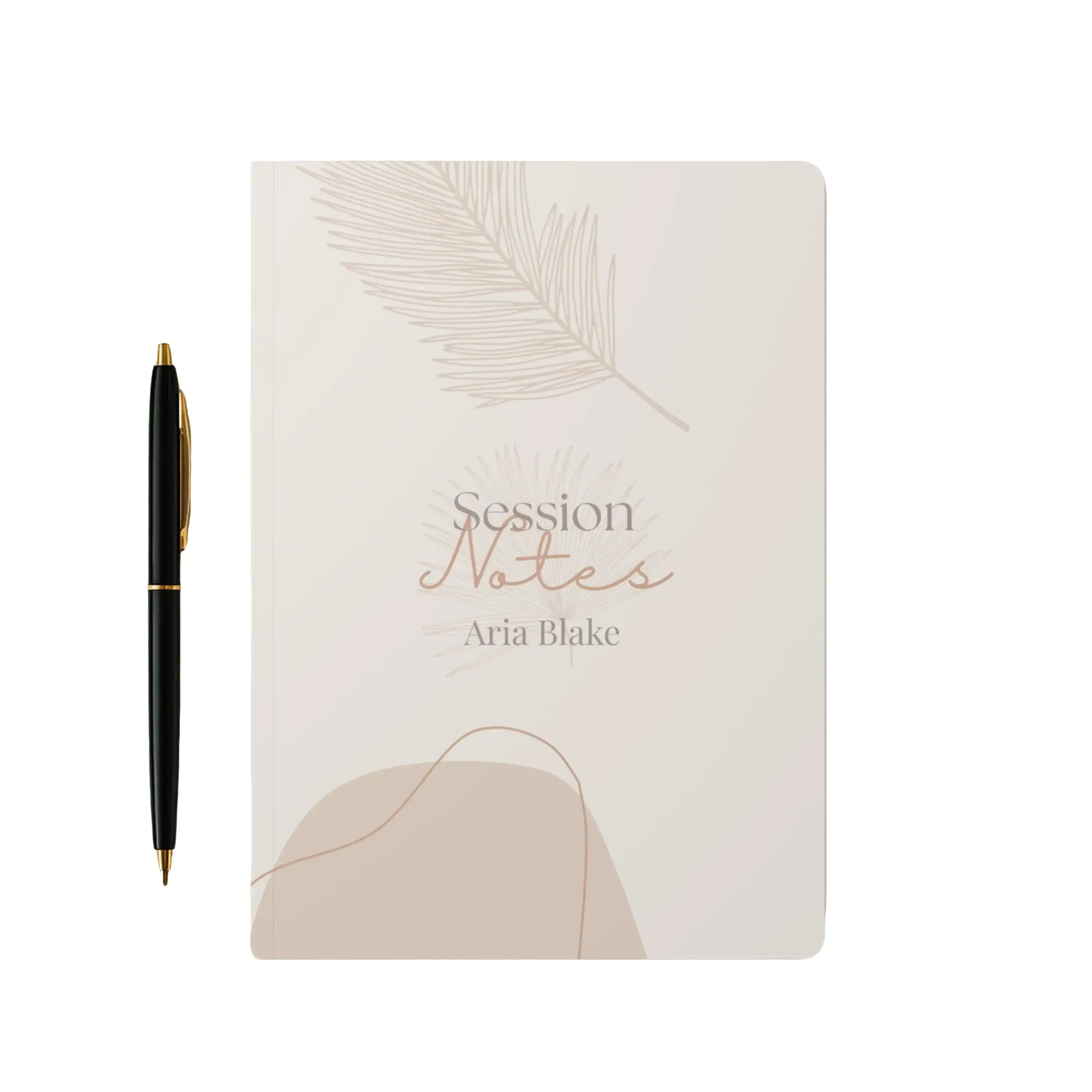 Custom Lined Therapy Softcover Journal - Personalized Mental Health Notebook, Therapist Gift, Self-Care Reflection Journal