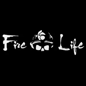 fire life firefighter vinyl decal sticker 5"