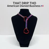 Red Heart-Rainbow Chain