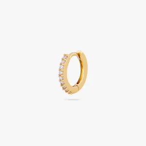 Mini Pave Huggie