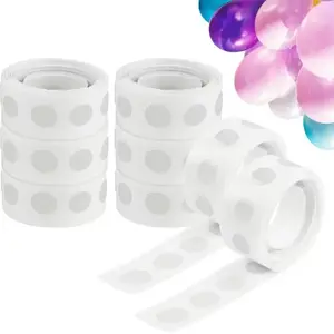 Transparent Removable Balloon Glue Points, Waterproof No Residue, Double Sided Tape, Party Decorations, Weddings, Christmas, Gift Wrapping, Balloon Party Supplies